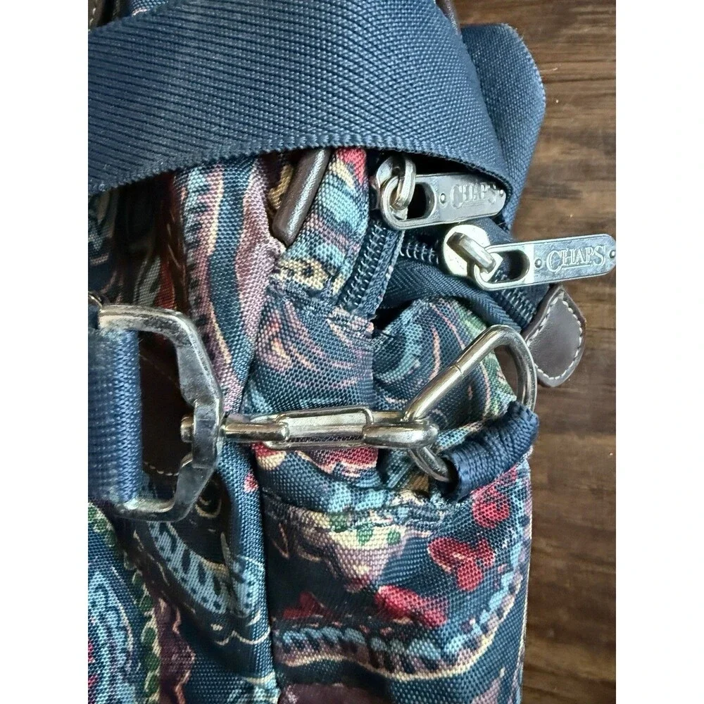 Chaps Richmond Park Mountain Paisley Weekender Laptop Bag Travel Tote w/ Strap